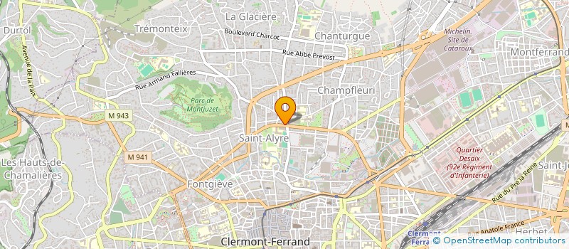 localisation de l'entreprise LAVOISIER 2  CLERMONT-FERRAND