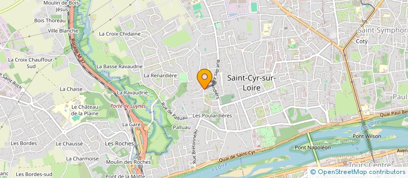 localisation de l'entreprise LAVOISIER-2V  SAINT-CYR-SUR-LOIRE