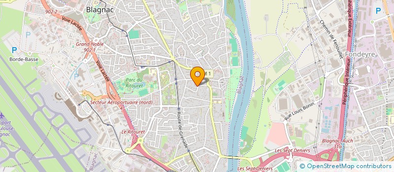 localisation de l'entreprise LAVOISIER 3  BLAGNAC