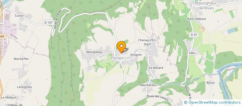 localisation de l'entreprise LAVOISIER  PARVES ET NATTAGES