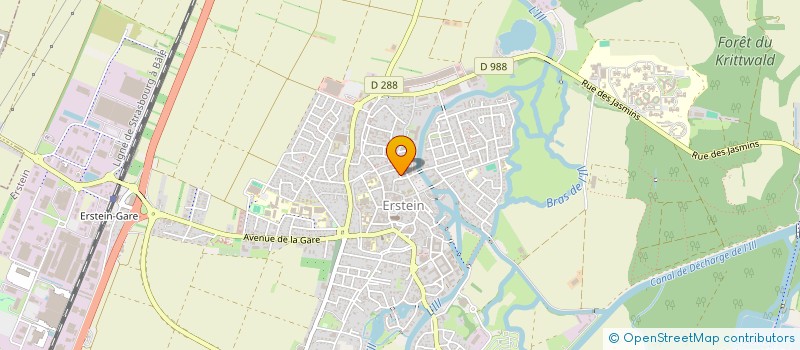 localisation de l'entreprise LAVOISIER  ERSTEIN