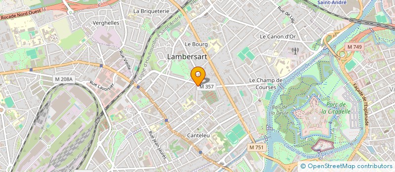 localisation de l'entreprise LAVOISIER à LAMBERSART