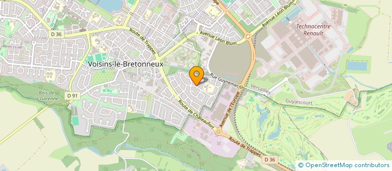 localisation de l'entreprise LAVOISIER  VOISINS-LE-BRETONNEUX