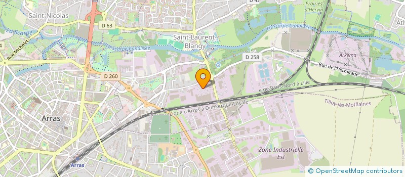 localisation de l'entreprise LAVOISIER BSP  SAINT-LAURENT-BLANGY