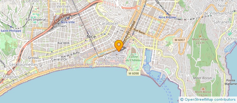 localisation de l'entreprise LAVOISIER ET CATTANEO à NICE