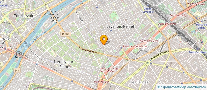 localisation de l'entreprise LAVOLLEE à LEVALLOIS-PERRET
