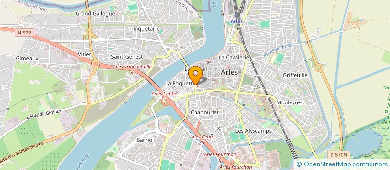 localisation de l'entreprise LAVOMAT ARLES  ARLES