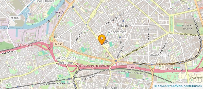 localisation de l'entreprise LAVOMATIC 2 à LILLE