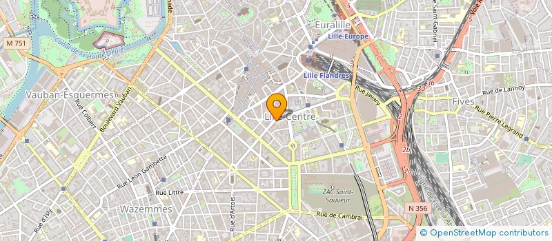 localisation de l'entreprise LAVOMATIC 3 à LILLE