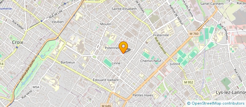 localisation de l'entreprise LAVOMATIC 7  ROUBAIX