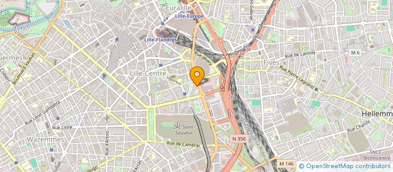 localisation de l'entreprise LAVOMATIC 8 à LILLE