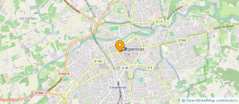 localisation de l'entreprise LAVOMATIC CARPENTRAS à CARPENTRAS