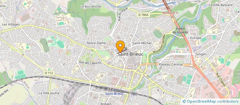 localisation de l'entreprise LAVOMATIQUE à SAINT-BRIEUC