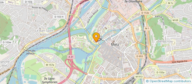 localisation de l'entreprise LAVOMATIQUE METZ S A R L à METZ