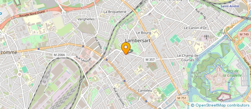 localisation de l'entreprise LAVOMATIX à LAMBERSART