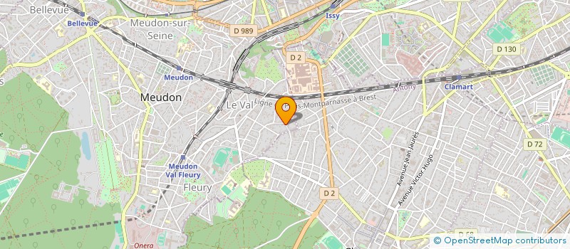 localisation de l'entreprise LAVOMATTIC à MEUDON