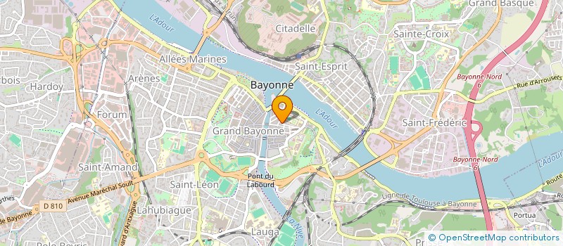 localisation de l'entreprise LAVOPRATIC à BAYONNE