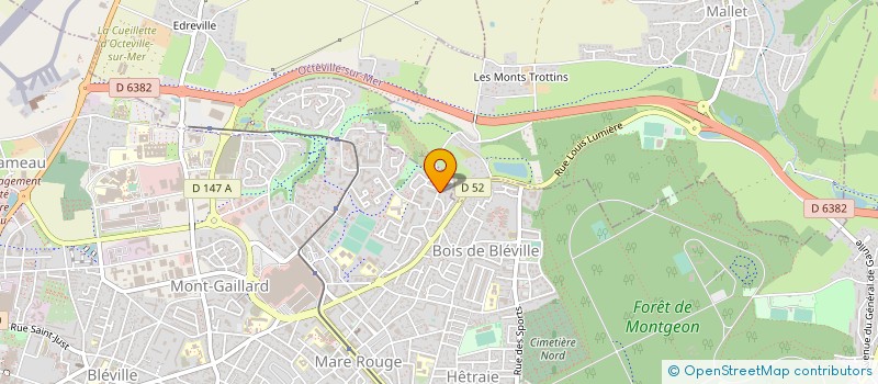 localisation de l'entreprise LAVOR-DUBOCAGE  LE HAVRE