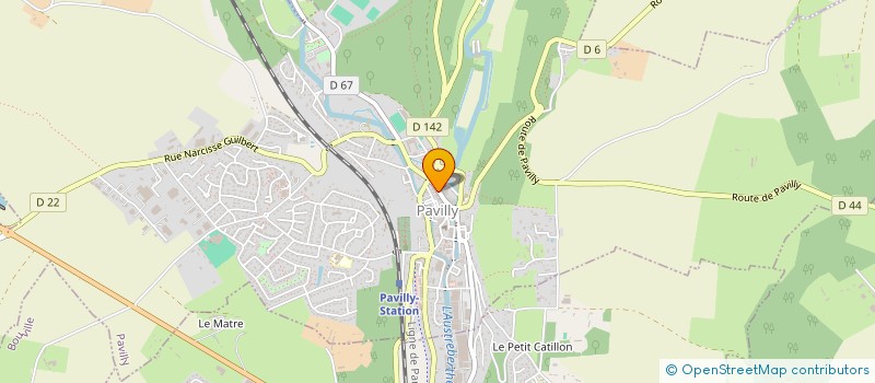 localisation de l'entreprise LAVORAMA PAVILLAIS à PAVILLY