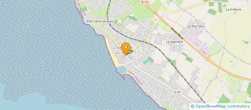 localisation de l'entreprise LAVORETZ à LA BERNERIE-EN-RETZ