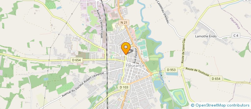 localisation de l'entreprise LAVOTEC  FLEURANCE