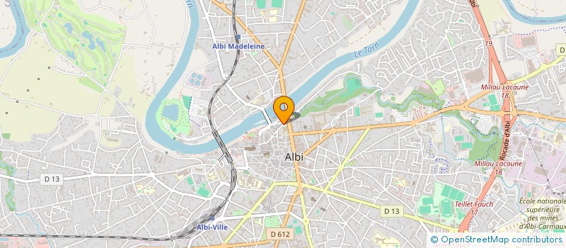 localisation de l'entreprise LAVOTOP à ALBI