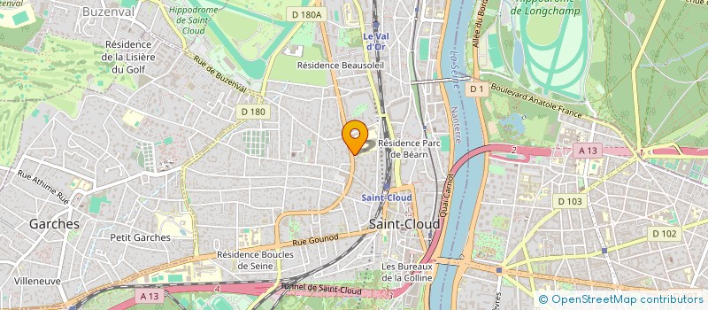 localisation de l'entreprise LAVOUTE A PARIS à SAINT-CLOUD