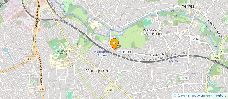 localisation de l'entreprise LAVPOP à MONTGERON