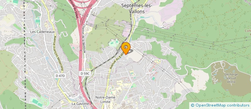 localisation de l'entreprise LAVRALIS SCI à SEPTEMES-LES-VALLONS