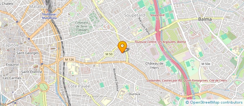 localisation de l'entreprise LAVRE à TOULOUSE