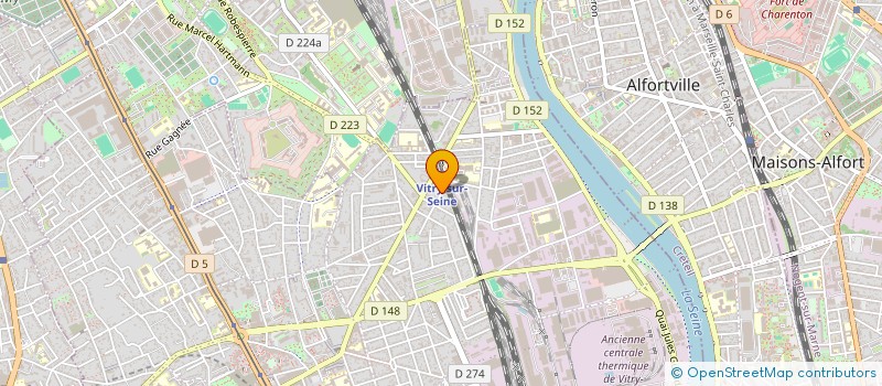 localisation de l'entreprise LAVRIC RENOVATION à VITRY-SUR-SEINE