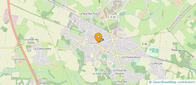 localisation de l'entreprise LAVRILLOUX IMMOBILIER  TREILLIERES