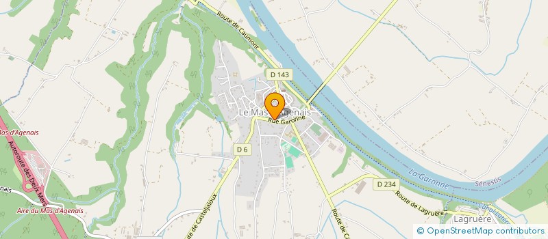 localisation de l'entreprise LAVY  LE MAS-D'AGENAIS