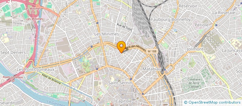 localisation de l'entreprise LAW  TOULOUSE