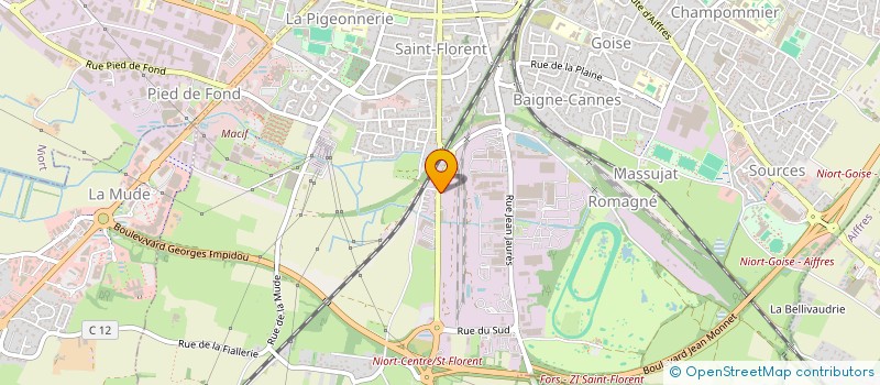 localisation de l'entreprise LAW  NIORT