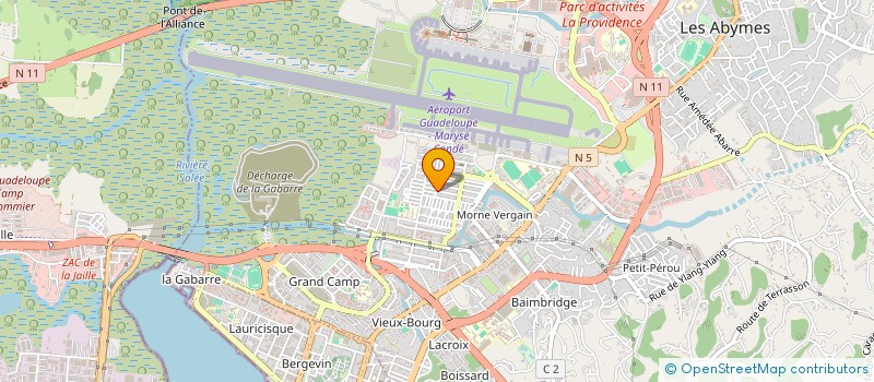 localisation de l'entreprise LAW AN MOUVMAN  LES ABYMES