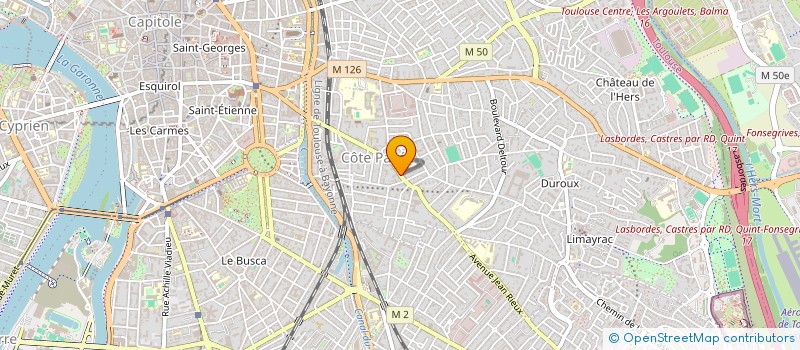 localisation de l'entreprise LAW - EASE  TOULOUSE