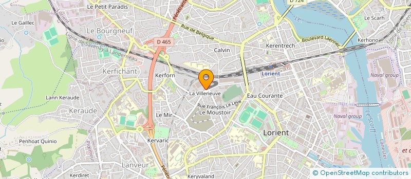 localisation de l'entreprise LAW-RIANT à LORIENT