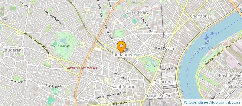 localisation de l'entreprise LAWA à BORDEAUX