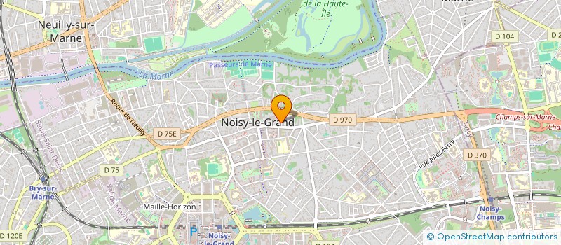 localisation de l'entreprise LAWAKI BOSS MUSIC (L B M)  NOISY-LE-GRAND