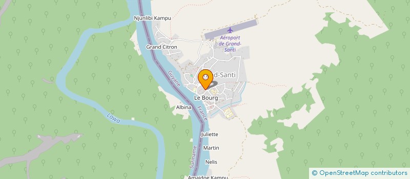 localisation de l'entreprise LAWATECH  GRAND-SANTI