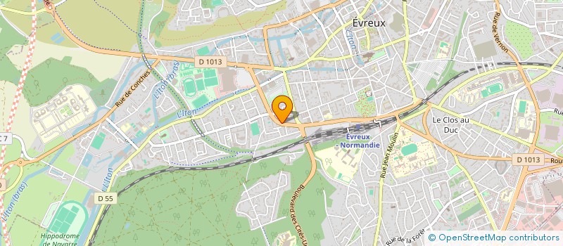 localisation de l'entreprise LAWATT  EVREUX