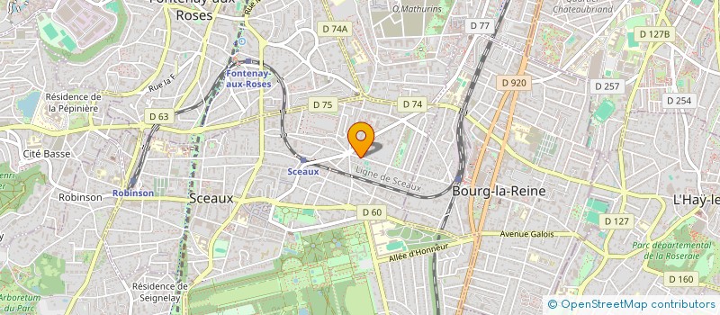 localisation de l'entreprise LAWCAT à SCEAUX
