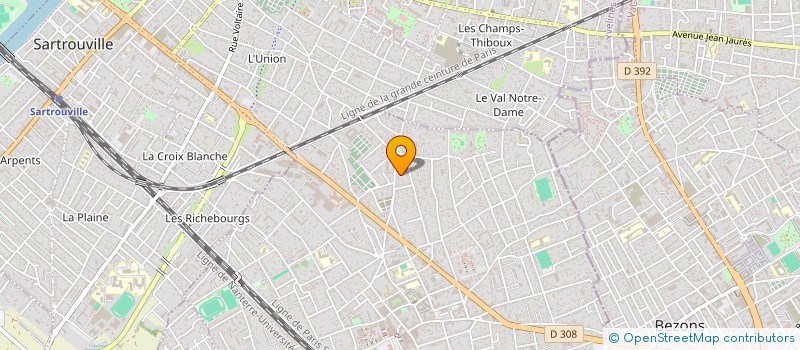 localisation de l'entreprise LAWELE  HOUILLES