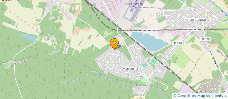 localisation de l'entreprise LAWENDE  HAGUENAU