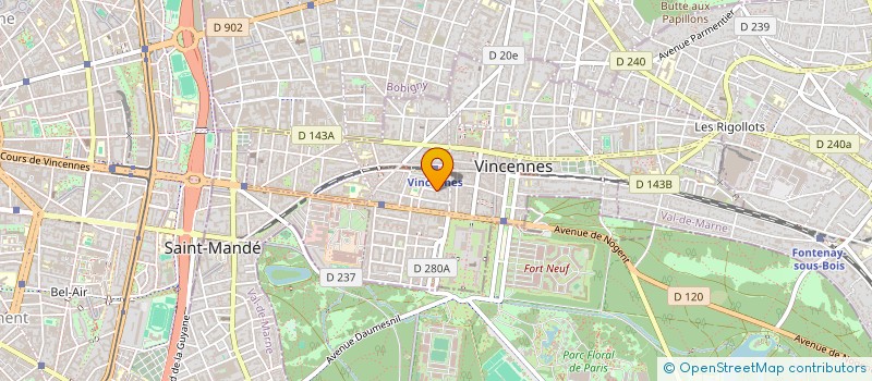 localisation de l'entreprise LAWFULL PR  VINCENNES