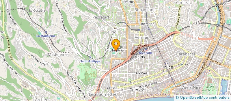 localisation de l'entreprise LAWN TENNIS CLUB à NICE