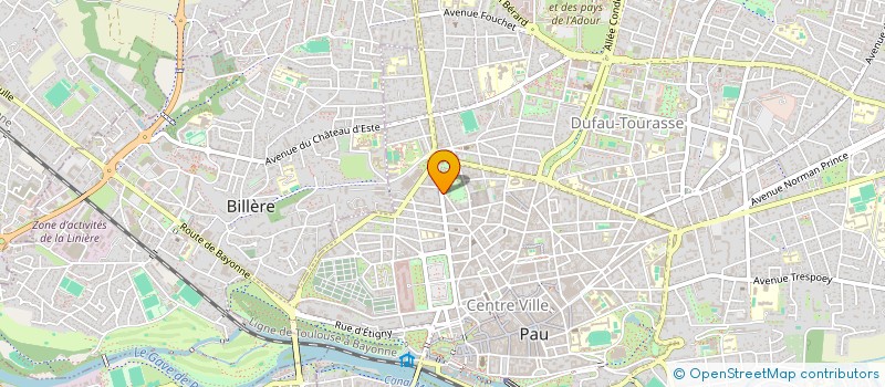 localisation de l'entreprise LAWRENCE IMMOBILIER à PAU
