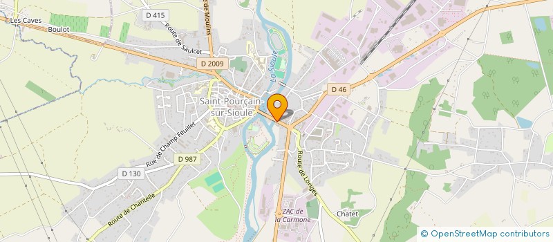 localisation de l'entreprise LAWRRENCE  SAINT-POURCAIN-SUR-SIOULE