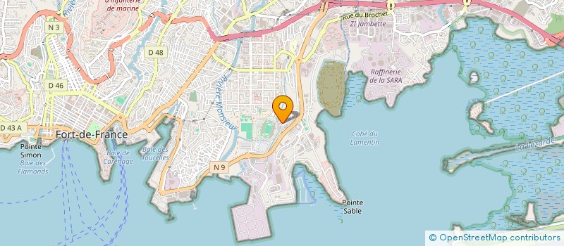 localisation de l'entreprise LAWSENTRIC  FORT-DE-FRANCE